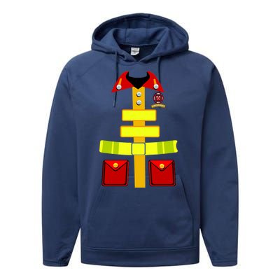 Fireman Costume Firefighter Halloween Uniform Performance Fleece Hoodie