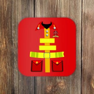 Fireman Costume Firefighter Halloween Uniform Coaster