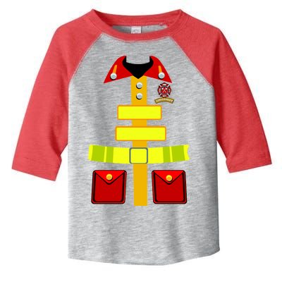 Fireman Costume Firefighter Halloween Uniform Toddler Fine Jersey T-Shirt