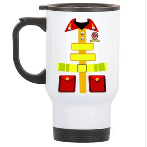 Fireman Costume Firefighter Halloween Uniform Stainless Steel Travel Mug