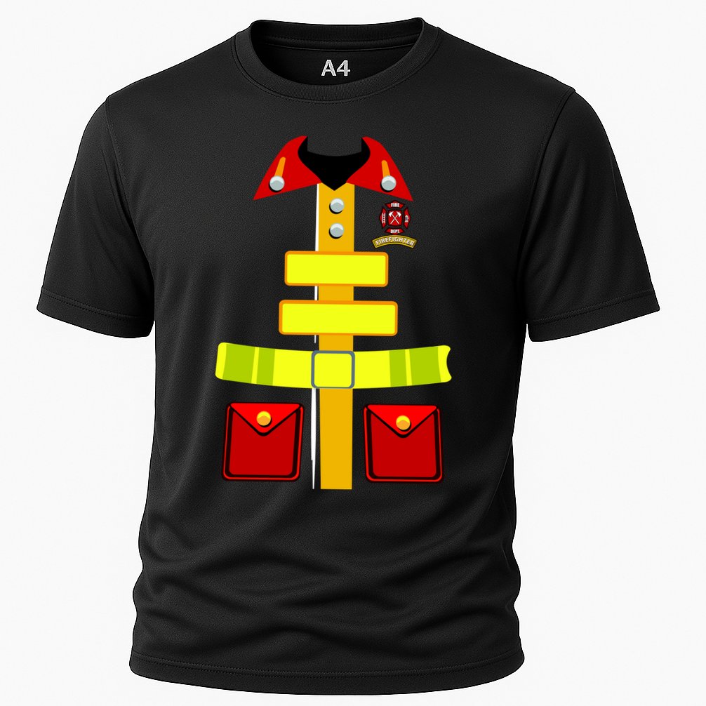 Fireman Costume Firefighter Uniform Performance Shirt