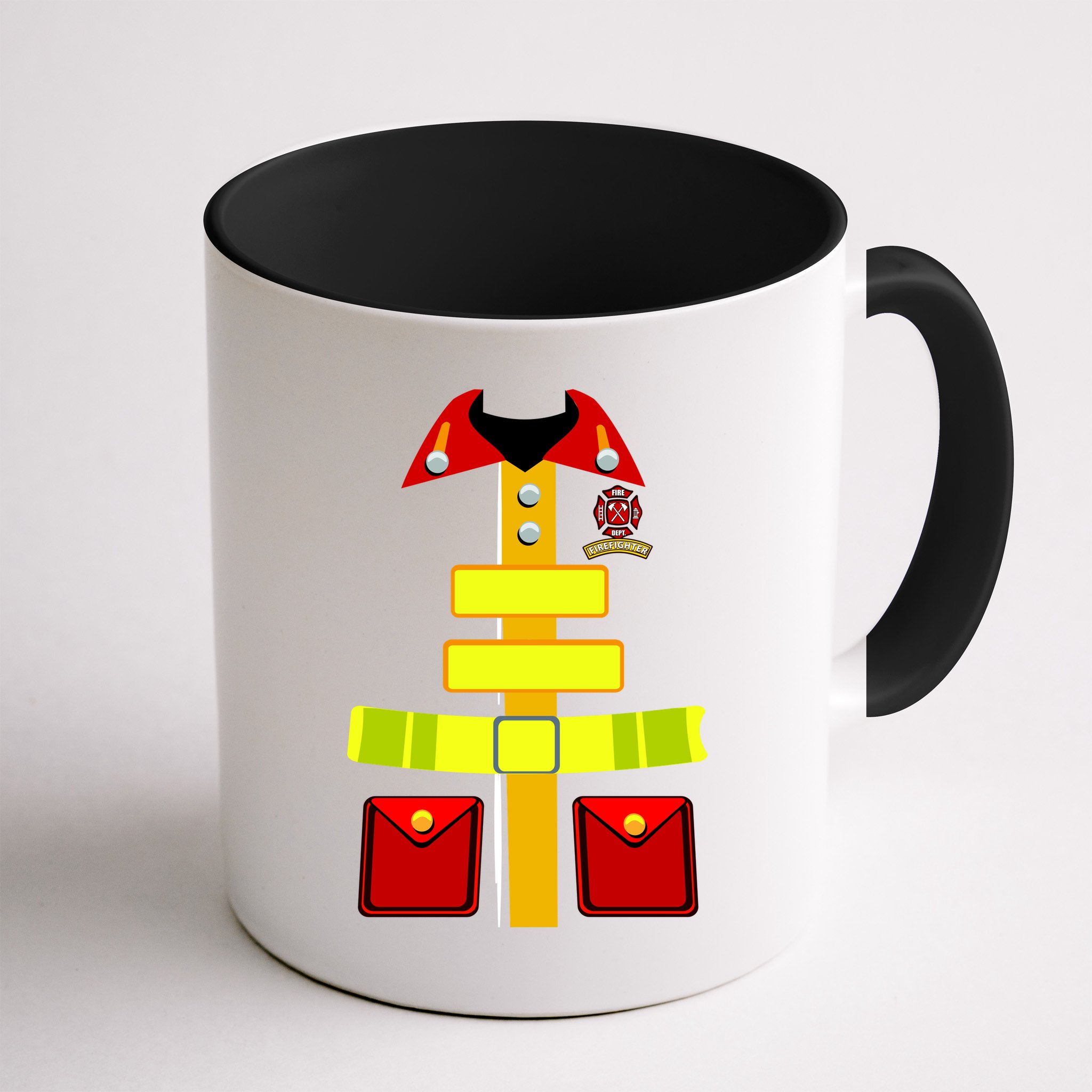 Fireman Costume Firefighter Uniform Mug