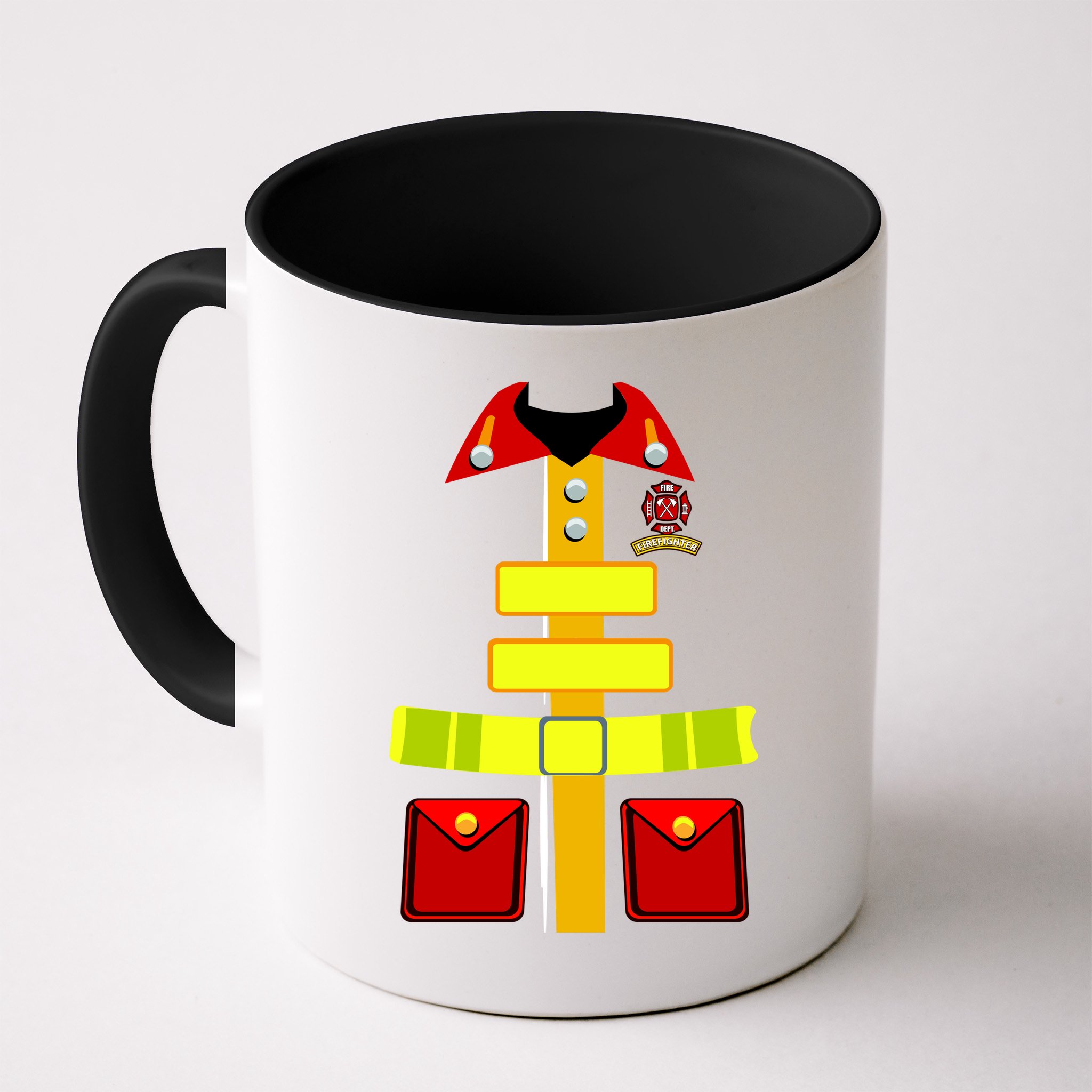 Fireman Costume Firefighter Uniform Mug