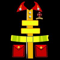 Fireman Costume Firefighter Uniform Wool Snapback Cap
