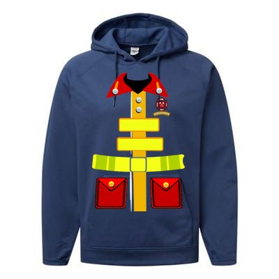 Fireman Costume Firefighter Uniform Performance Fleece Hoodie