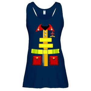 Fireman Costume Firefighter Uniform Ladies Essential Flowy Tank