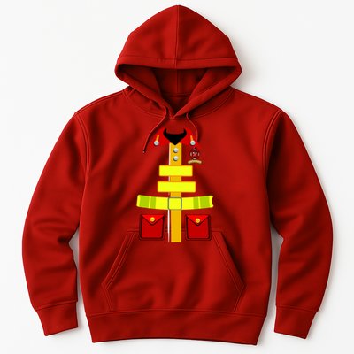Fireman Costume Firefighter Uniform Hoodie