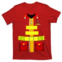 Fireman Costume Firefighter Uniform T-Shirt