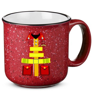 Fireman Costume Firefighter Uniform 15oz Campfire Ceramic Mug