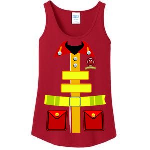 Fireman Costume Firefighter Uniform Ladies Essential Tank