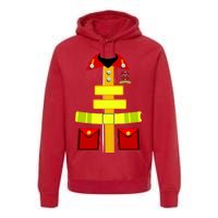 Fireman Costume Firefighter Uniform Premium Hoodie