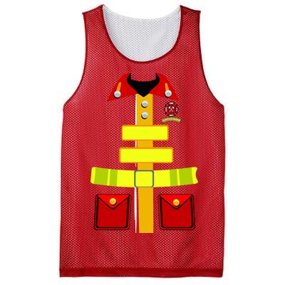 Fireman Costume Firefighter Uniform Mesh Reversible Basketball Jersey Tank