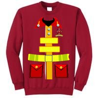 Fireman Costume Firefighter Uniform Tall Sweatshirt