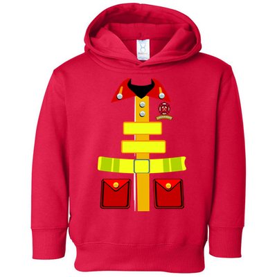 Fireman Costume Firefighter Uniform Toddler Hoodie