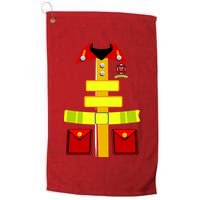Fireman Costume Firefighter Uniform Golf Towel