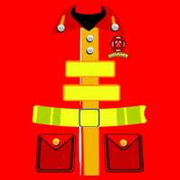 Fireman Costume Firefighter Uniform Golf Towel
