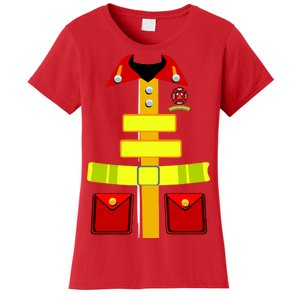 Fireman Costume Firefighter Uniform Women's T-Shirt