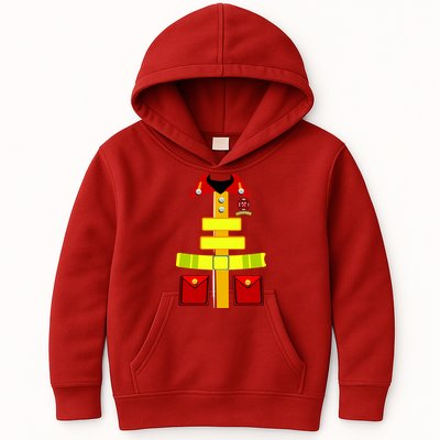 Fireman Costume Firefighter Uniform Kids Hoodie