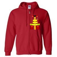 Fireman Costume Firefighter Uniform Full Zip Hoodie