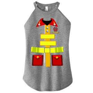 Fireman Costume Firefighter Uniform Women's Perfect Tri Rocker Tank