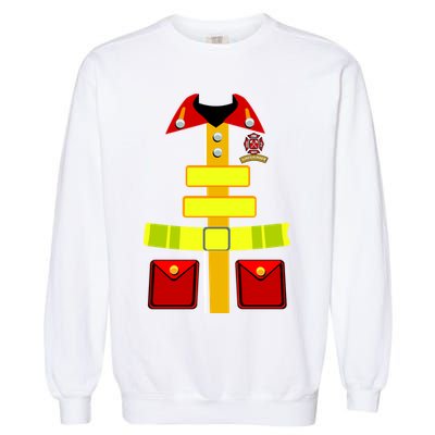 Fireman Costume Firefighter Uniform Garment-Dyed Sweatshirt
