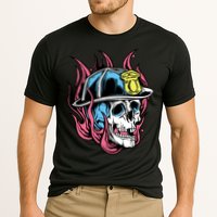 Fireman Skull Flame Performance Shirt