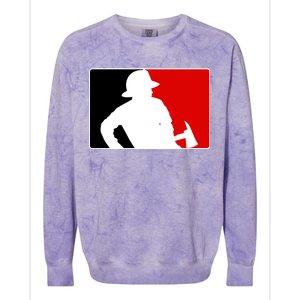 Fireman Team Logo Colorblast Crewneck Sweatshirt