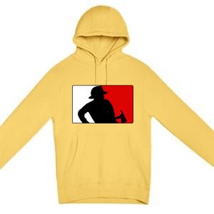 Fireman Team Logo Premium Pullover Hoodie