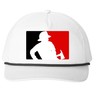 Fireman Team Logo Snapback Five-Panel Rope Hat