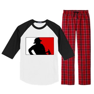 Fireman Team Logo Raglan Sleeve Pajama Set