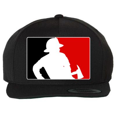 Fireman Team Logo Wool Snapback Cap