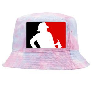 Fireman Team Logo Tie-Dyed Bucket Hat