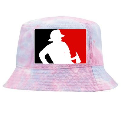 Fireman Team Logo Tie-Dyed Bucket Hat