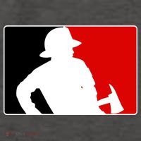 Fireman Team Logo Vector Backpack