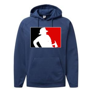 Fireman Team Logo Performance Fleece Hoodie