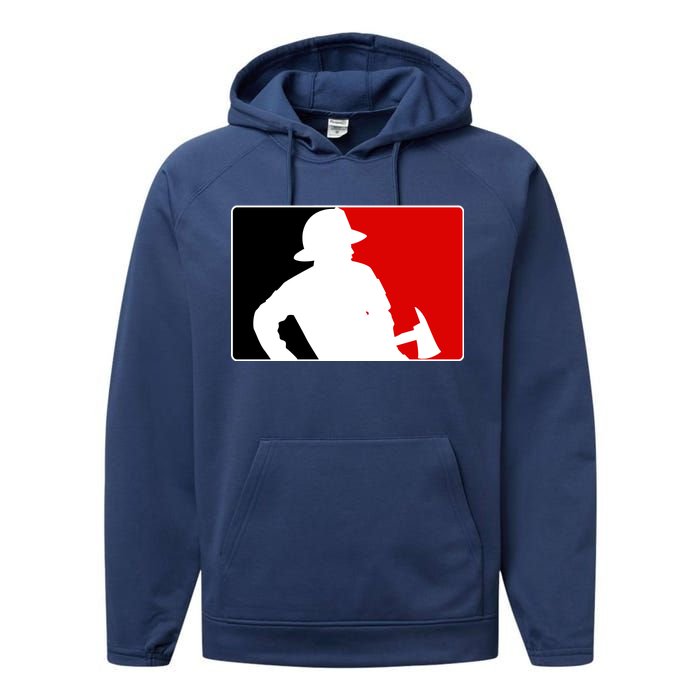 Fireman Team Logo Performance Fleece Hoodie