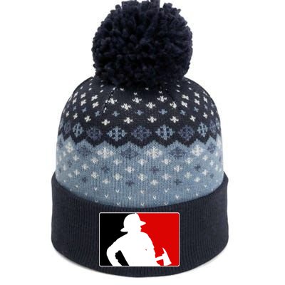 Fireman Team Logo The Baniff Cuffed Pom Beanie