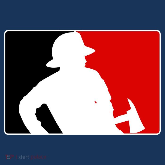 Fireman Team Logo Cooling Performance Crew T-Shirt