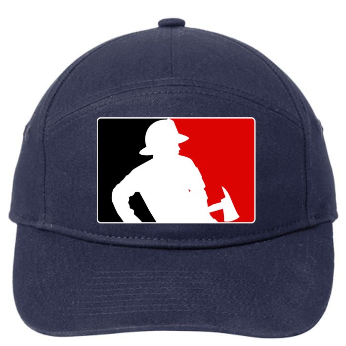 Fireman Team Logo 7-Panel Snapback Hat