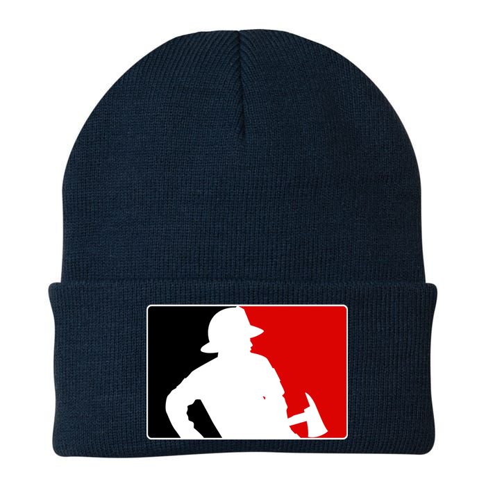 Fireman Team Logo Knit Cap Winter Beanie