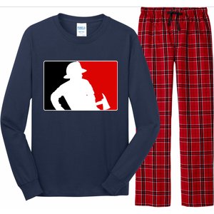 Fireman Team Logo Long Sleeve Pajama Set