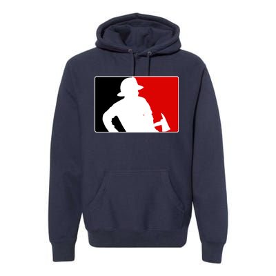 Fireman Team Logo Premium Hoodie