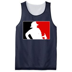 Fireman Team Logo Mesh Reversible Basketball Jersey Tank