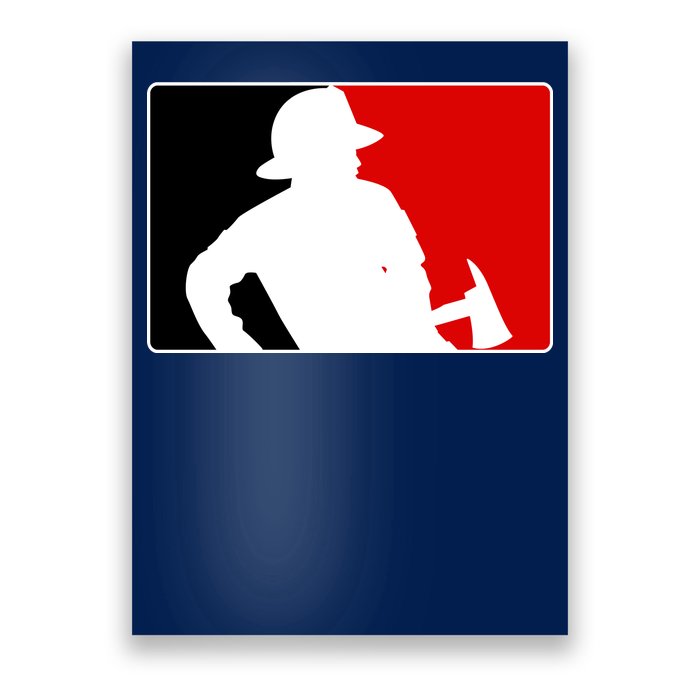 Fireman Team Logo Poster