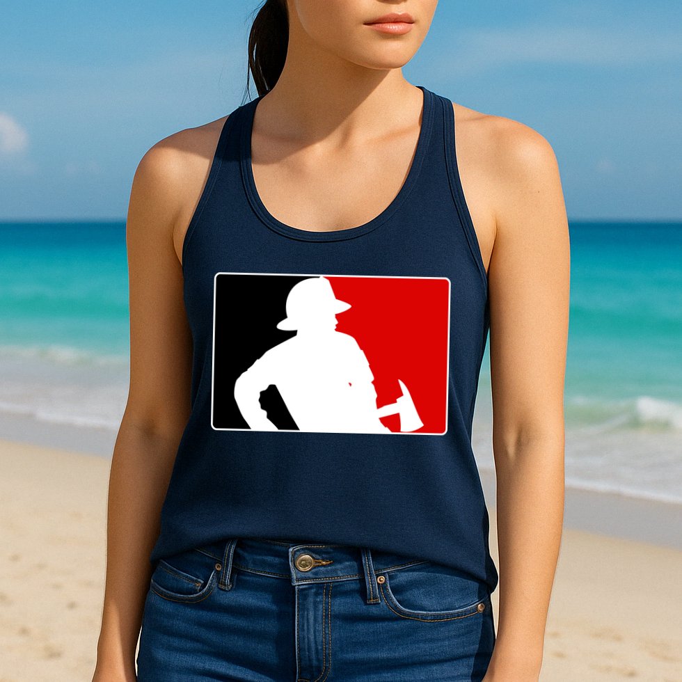 Fireman Team Logo Womens Tank Top
