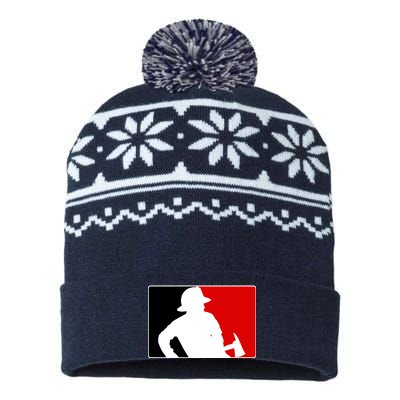 Fireman Team Logo USA-Made Snowflake Beanie