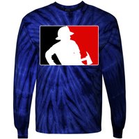 Fireman Team Logo Tie-Dye Long Sleeve Shirt