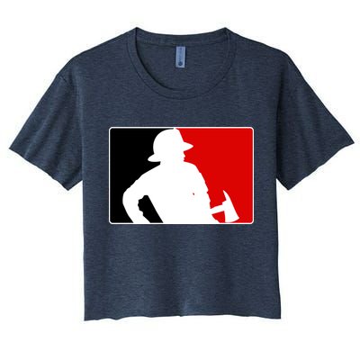 Fireman Team Logo Crop Top