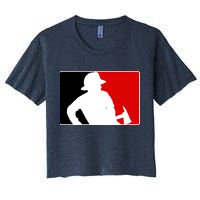 Fireman Team Logo Crop Top