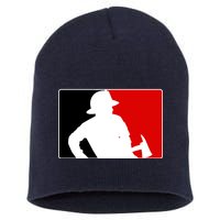 Fireman Team Logo Short Acrylic Beanie